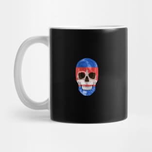 Cambodia Flag Skull - Gift for Cambodian With Roots From Cambodia Mug